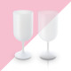 Verre à pied en plastique réutilisable 18 cl personnalisable – Communication événementielle – BCM Goodies