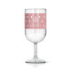 Verre à pied en plastique réutilisable Tritan 18 cl personnalisable – Objet publicitaire pour événements professionnels