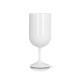Verre à pied en plastique réutilisable Tritan 18 cl personnalisable – Objet publicitaire pour événements professionnels