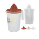 Set pichet pot 110 cl avec presse-agrume personnalisable – Objet publicitaire B2B pour communication d’entreprise