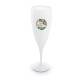 Flûte à champagne plastique réutilisable 14 cl personnalisable – BCM Goodies