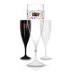 Flûte à champagne personnalisable en plastique Tritan 14 cl – Réutilisable, sans BPA, compatible lave-vaisselle – BCM Goodies