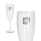Flûte à champagne personnalisable en plastique Tritan 14 cl – Réutilisable, sans BPA, compatible lave-vaisselle – BCM Goodies