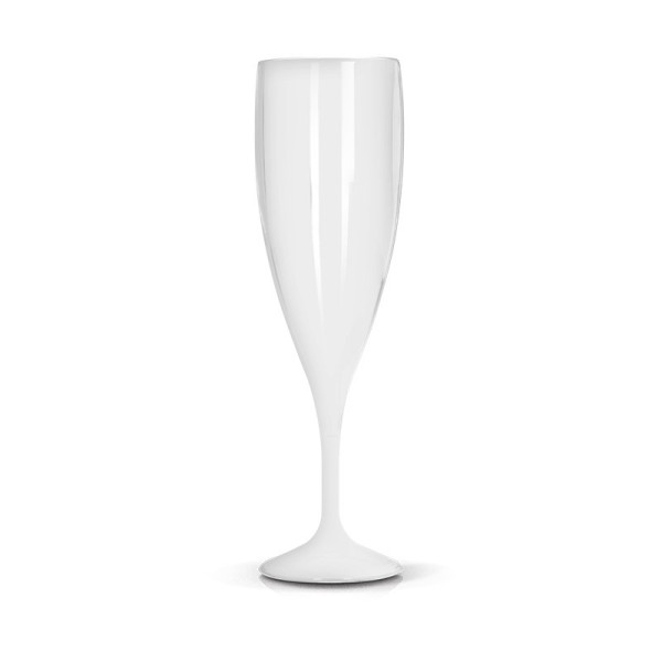 Flûte à champagne personnalisable en plastique Tritan 14 cl – Réutilisable, sans BPA, compatible lave-vaisselle – BCM Goodies