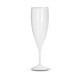 Flûte à champagne personnalisable en plastique Tritan 14 cl – Réutilisable, sans BPA, compatible lave-vaisselle – BCM Goodies