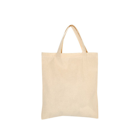 Sac cabas coton 155g personnalisé - Impression 1 face 20x20cm | BCM Goodies