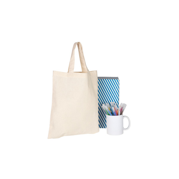 Sac cabas coton 155g personnalisé - Impression 1 face 20x20cm | BCM Goodies