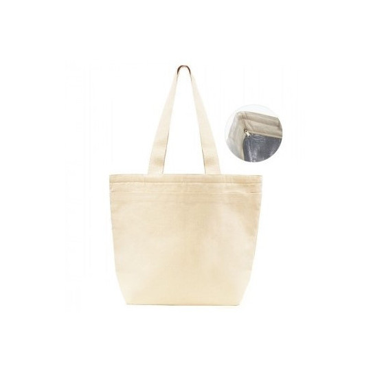 Sac coton isotherme 18L personnalisé avec poche avant – Tote bag événementiel BCM Goodies