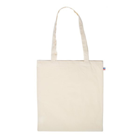 Sac coton biologique ALFRED 250 écru personnalisé Made in France – Communication d’entreprise – BCM Goodies