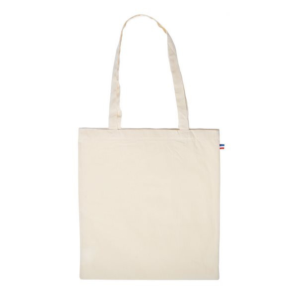 Sac coton biologique ALFRED 250 écru personnalisé Made in France – Communication d’entreprise – BCM Goodies