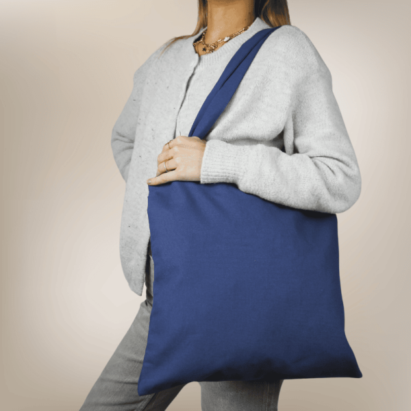Sac coton BIO noir personnalisé Origine France Garantie – ALFRED 250 – Personnalisation sérigraphie entreprise