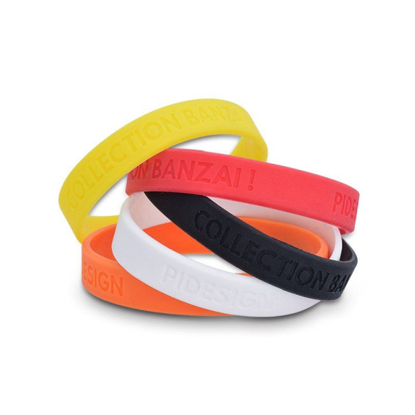 Bracelet en silicone personnalisable avec logo – Support promotionnel pour événements et communication de marque | BCM Goodies