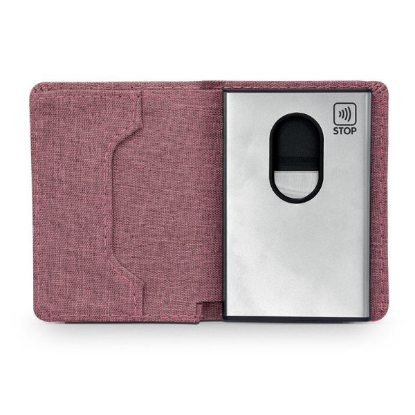 PORTE CARTE EN METAL STOP OU ANTI RFID Personnalisable | BCM Goodies