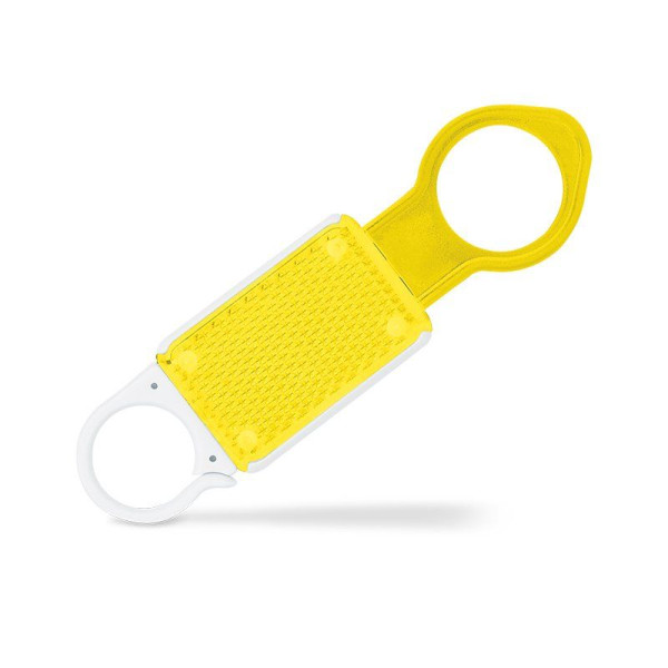 Porte-bouteille personnalisable avec lampe de sécurité et marquage logo – Accessoire visibilité pour entreprises et événements –