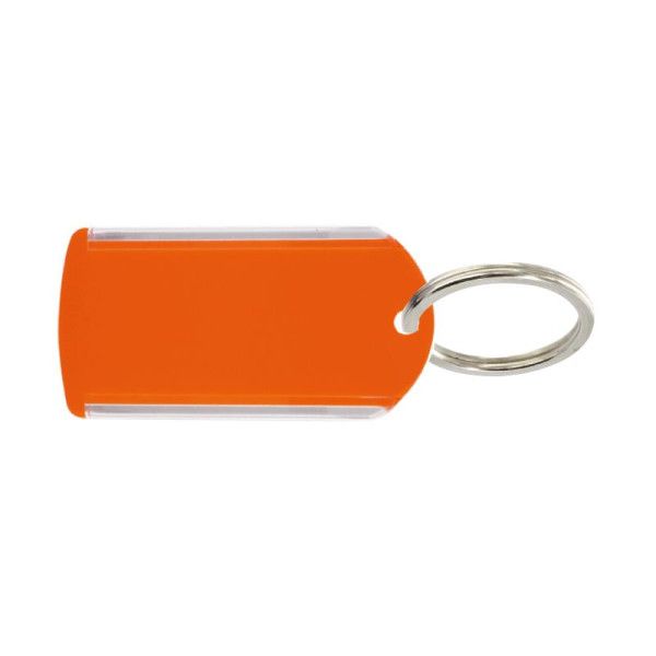 Porte-clés porte étiquette personnalisable avec anneau 25 mm pour entreprises et événements – BCM Goodies