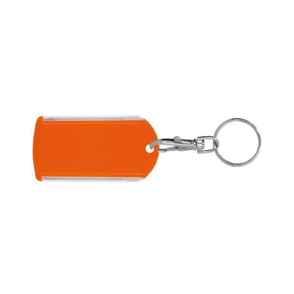 Porte-clés porte étiquette avec mousqueton personnalisable – Accessoire organisation et communication d’entreprise | BCM Goodies