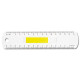 Règle transparente 15 cm avec marque-page personnalisable – Fourniture de bureau pour communication d’entreprise