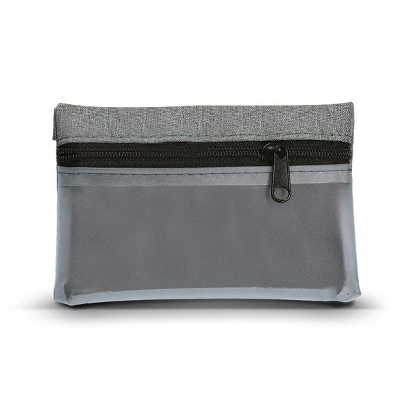 Porte-monnaie personnalisable translucide avec marquage blanc – Accessoire publicitaire pour entreprises