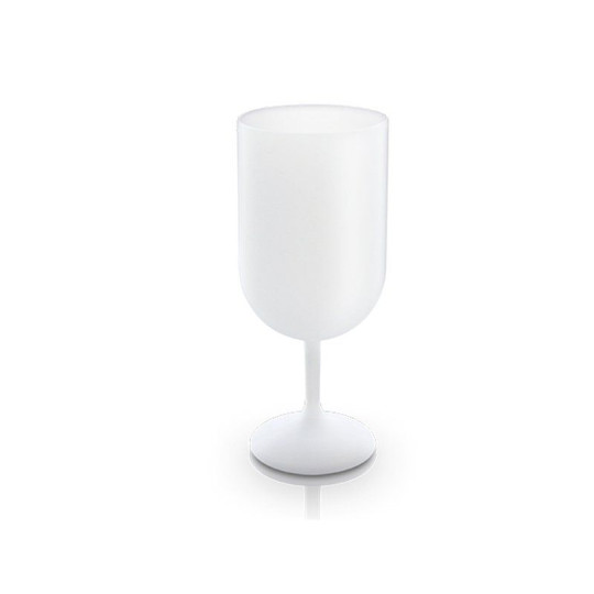 Verre à pied plastique réutilisable personnalisable 18 cl PP sans BPA – Verre événementiel BCM Goodies