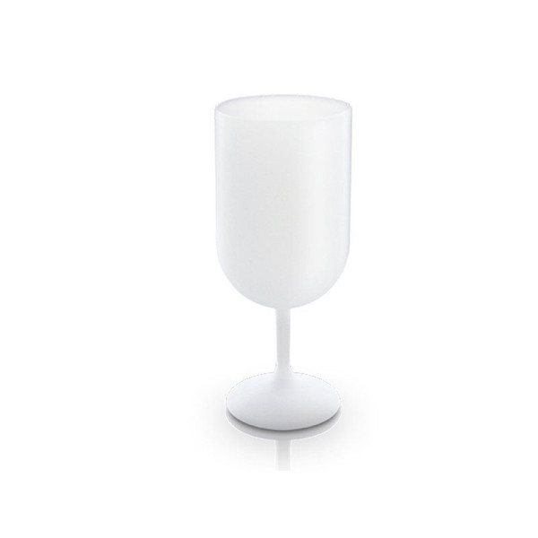 Verre à pied plastique réutilisable personnalisable 18 cl PP sans BPA – Verre événementiel BCM Goodies