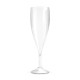 Flûte à champagne personnalisable 14 cl en plastique réutilisable Tritan – Fabrication française pour événements professionnels