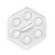 Plateau porte-gobelets personnalisable – Support pratique pour 6 gobelets, marquage logo, BCM Goodies