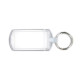 PORTE CLES TRANSPARENT PORTE-ETIQUETTE (anneau 25 mm) Personnalisable | BCM Goodies