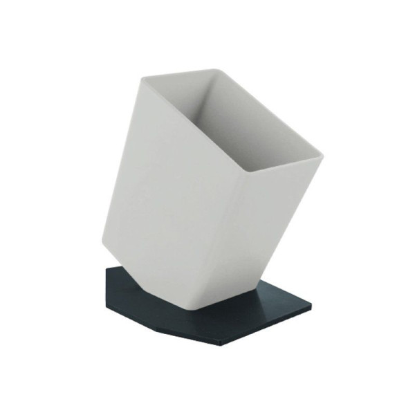 Pot à crayon Pop Chic personnalisé - Accessoire de bureau rétro pour événements et cadeaux d’entreprise