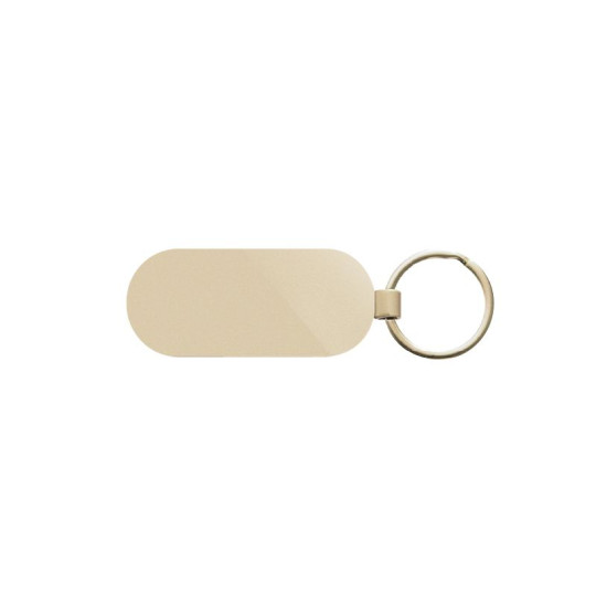 Porte-clé métal et fibre de carbone personnalisable avec gravure laser – Accessoire d'entreprise élégant