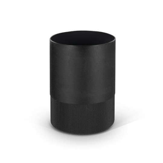 POT A CRAYONS PLASTIQUE RECYCLE NOIR Personnalisable | BCM Goodies