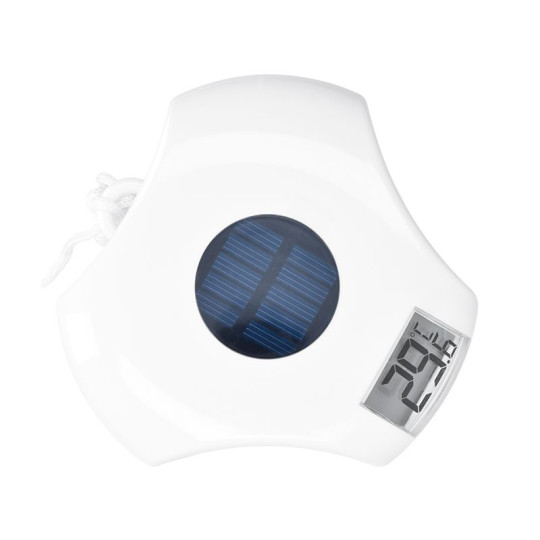 THERMOMETRE DE PISCINE A RECHARGE SOLAIRE Personnalisable | BCM Goodies