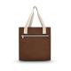 Sac shopping 6 bouteilles personnalisable en coton avec compartiments et poche zippée – Objet publicitaire pratique pour entrepr