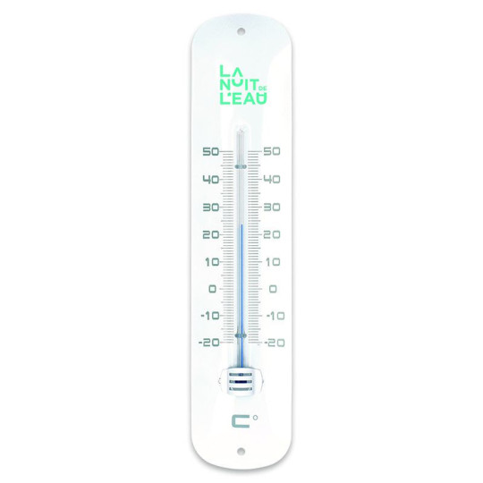 THERMOMETRE METAL LAQUE 30CM Personnalisable | BCM Goodies