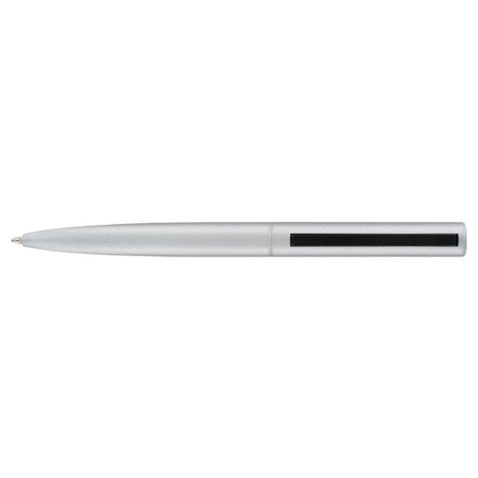 Stylo bille personnalisé bleu avec clip métal – Marquage laser pour communication d’entreprise | BCM Goodies