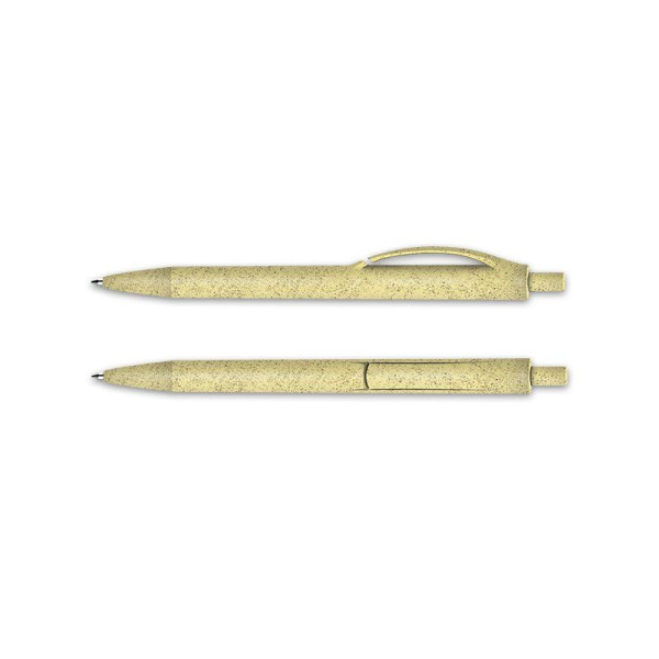 Stylo bille personnalisable bleu bio-source – Marquage une couleur – Communication d’entreprise