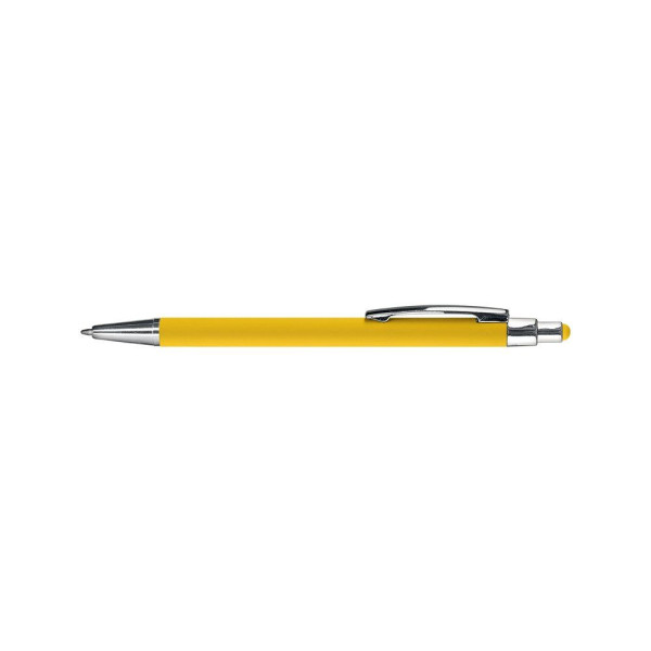Stylo bille noir personnalisable avec stylet et gravure laser – Cadeau d’entreprise BCM Goodies