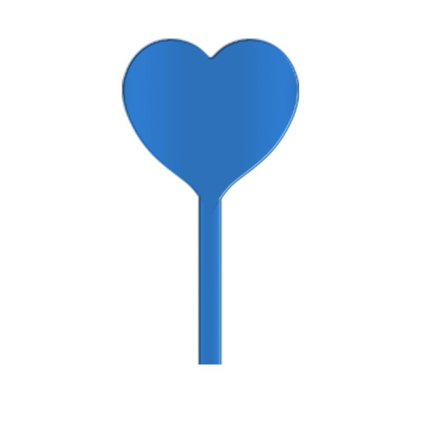 Agitateur mélangeur à cocktail cœur spatule personnalisable 190 mm – Marquage recto ou recto/verso – BCM Goodies