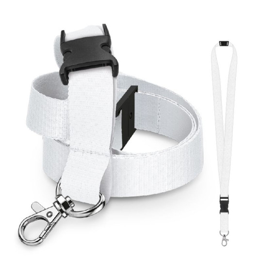 Cordon tour de cou personnalisé avec sécurité anti-étranglement – Lanyard événementiel sur mesure BCM Goodies