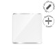 Plaque PMMA 3mm sur mesure 25 à 49 cm2 personnalisée – Marquage quadri numérique – Fabrication française BCM Goodies
