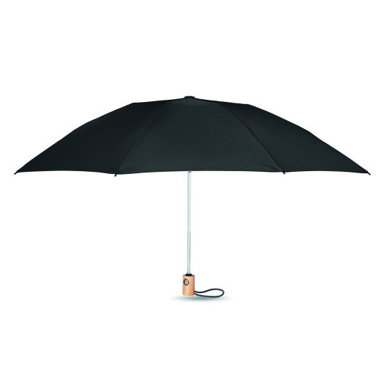 Parapluie pliable automatique en RPET 190T - Accessoire éco-responsable pour entreprises