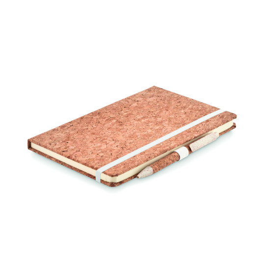 Carnet A5 & stylo en liège SUBER SET Personnalisable | BCM Goodies