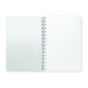 Carnet A5 à spirales en RPET Anotate - Carnet écologique et pratique pour la prise de notes et l'écriture - Personnalisable