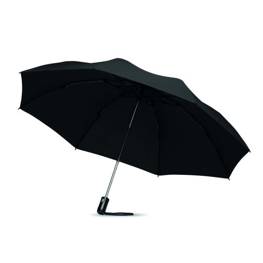 Parapluie réversible pliable DUNDEE FOLDABLE en pongé 190T - BCM Goodies