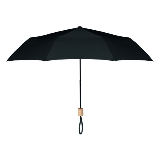 Parapluie pliable TRALEE en pongé 190T RPET avec mât en métal - BCM Goodies