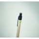 Stylo en carton de lait recyclé MITO PEN - Stylo à bille écologique en carton de lait et papier recyclé, encre bleue de qualité,