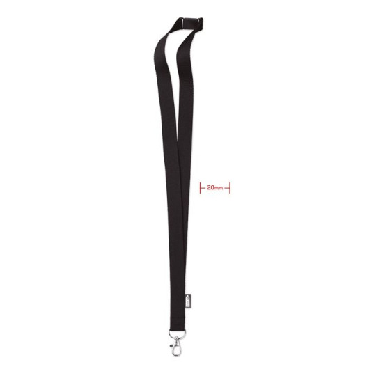 Lanyard en RPET personnalisable pour entreprise - LANY RPET - BCM Goodies