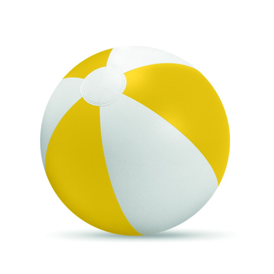 Balle gonflable plage PLAYTIME - Accessoire estival en PVC transparent Ø23,5cm