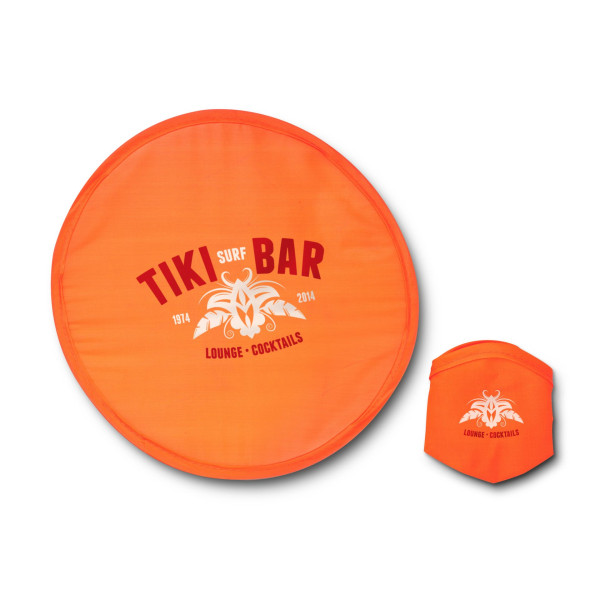 Frisbee nylon pliable ATRAPA - Frisbee en nylon de haute qualité - Pochette de transport incluse - Résistant et facile à transpo