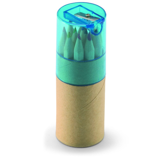 Tube 12 crayons de couleur LAMBUT - Idéal pour les artistes et étudiants en art