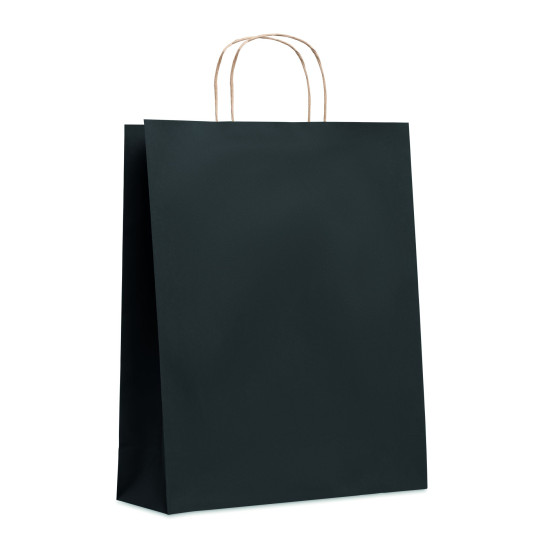 Sac en papier grand format PAPER TONE L - 70% de papier recyclé - idéal pour transporter vos achats - UE - poignées pratiques - 